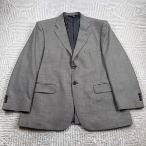 Vintage Stafford Houndstooth Wool Blazer Men 42S Coat Smart Old Money Ivy 90's
